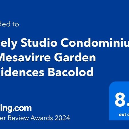 Lovely Studio Condominiums At Mesavirre Garden Residences Bacolod Exterior photo